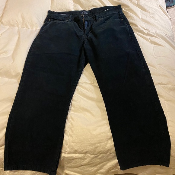 Lucky Brand 363 Vtg Straight Blue Cord Pants sz 34 - Picture 3 of 8
